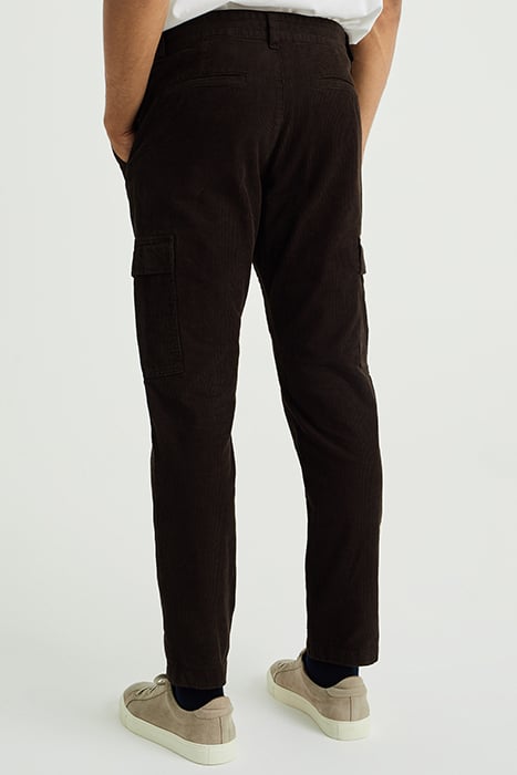 CARGO PANTS DARK BROWN 2