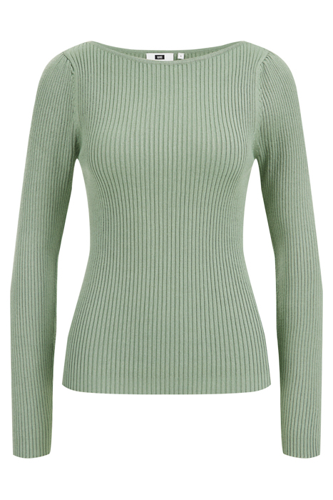 KNITTED PULLOVER LIGHT GREEN 4