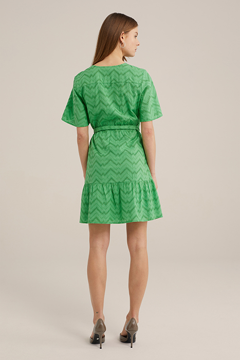DRESS SHORT BRIGHT GREEN 3