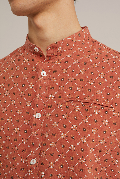 SHIRT RUST BROWN 5