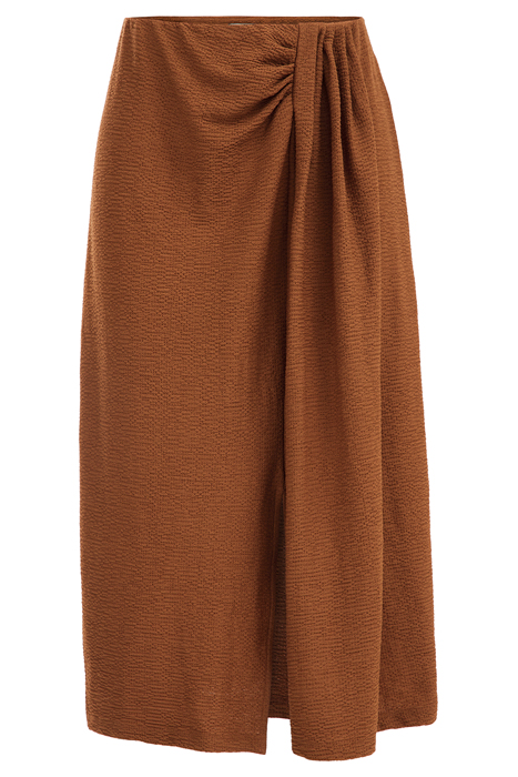 SKIRT MEDIUM LENGTH BROWN 4