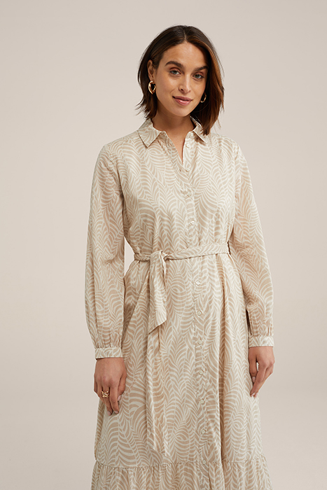 DRESS MID LENGTH BEIGE 5