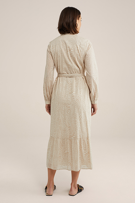 DRESS MID LENGTH BEIGE 2