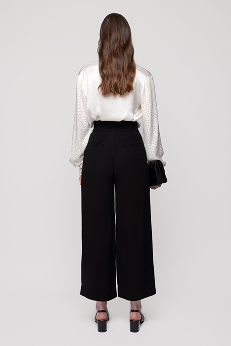 DOUBLE BELTED PANT BLACK 3