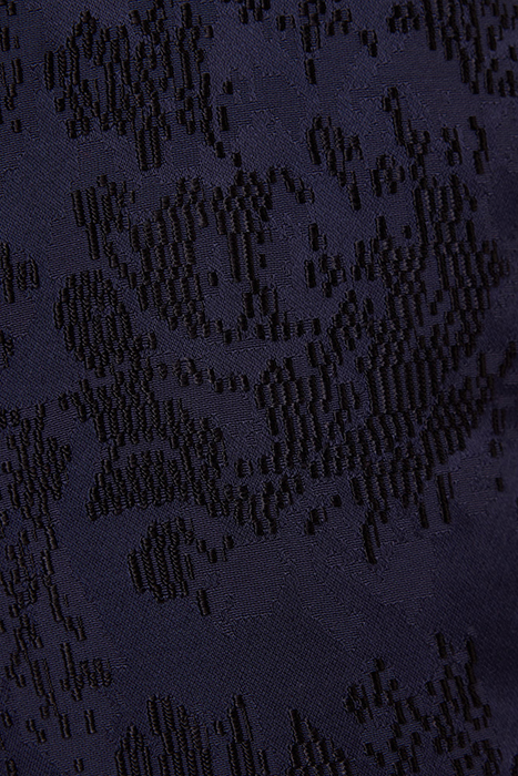 JACQUARD JACKET CROPPED DARK SAPPHIRE / BLACK 7