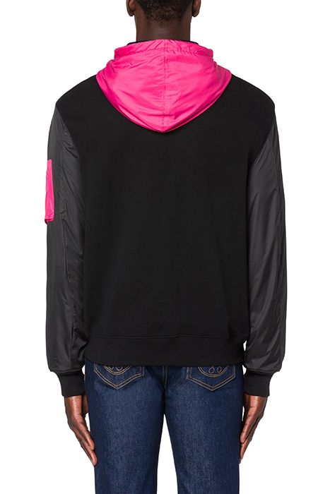 MOSCHINO HYPER SPACE COTTON SWEATSHIRT BLACK 2