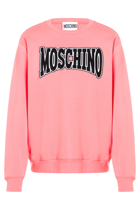 COTTON SWEATSHIRT WITH LOGO PINK 3