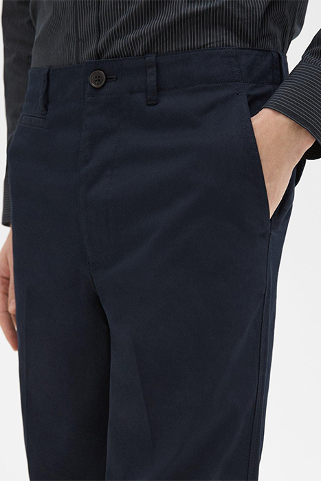 RELAXED VIRGIN WOOL PANT NAVY 3