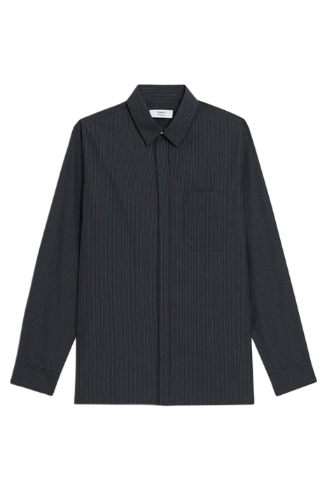 STRIPED COTTON-BLEND SHIRT BLACK MULTI 2