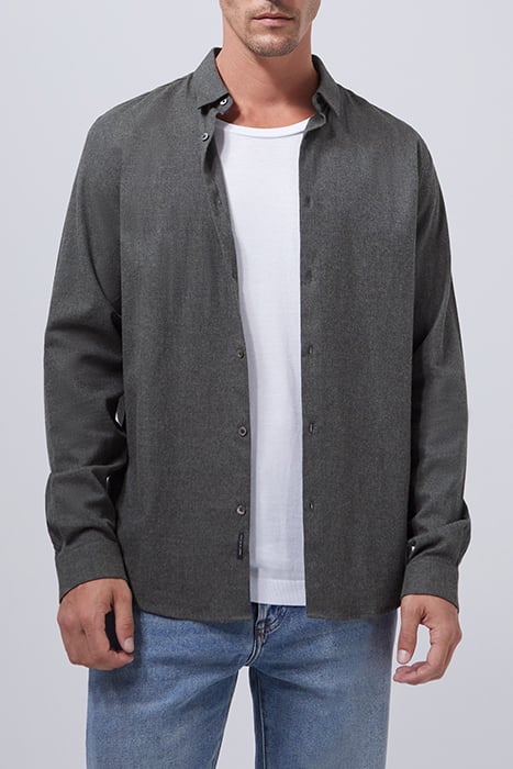 KHAKI FLANNEL REGULAR SHIRT KHAKI 1