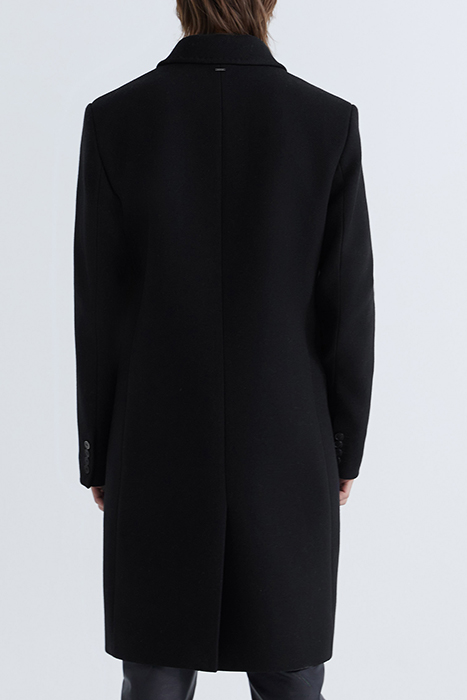 BLACK PURE EDITION DOUBLE-BREASTED COAT BLACK 2