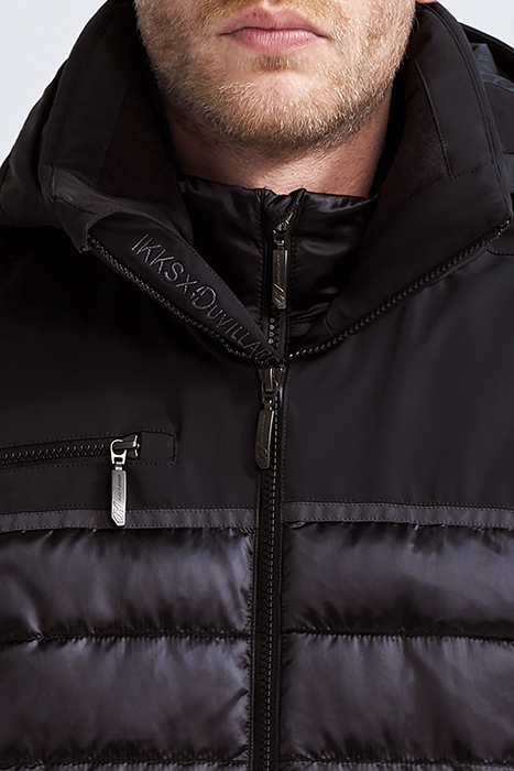 BLACK IKKS X DUVILLARD PADDED JACKET BLACK 9