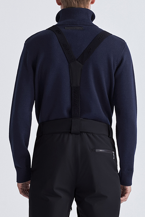 NAVY KNIT IKKS X DUVILLARD ZIP-NECK SWEATER NAVY 2