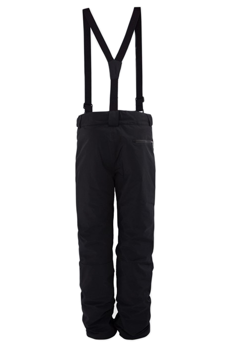 BLACK IKKS X DUVILLARD SKI TROUSERS & BRACES BLACK 3