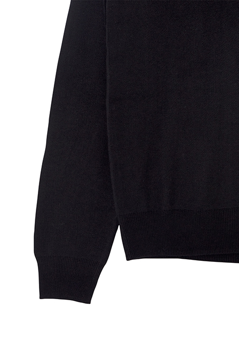BLACK SWEATER LUREX XL LETTERING ON BACK BLACK 4