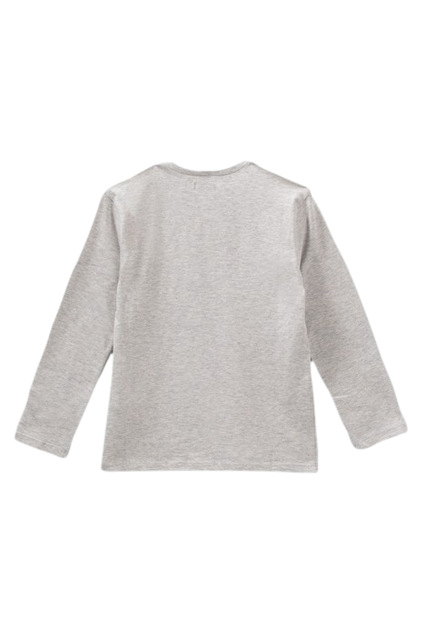 BOYS’ GREY T-SHIRT WITH AMERICAN EAGLE IMAGE GREY 2