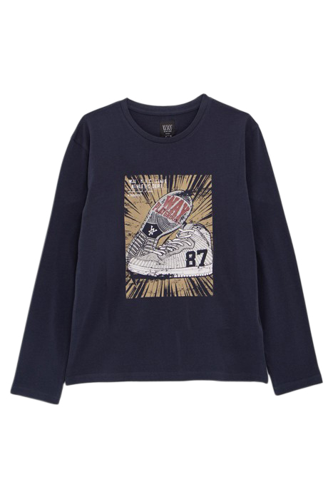 BOYS’ NAVY TRAINERS’ IMAGE T-SHIRT NAVY 3