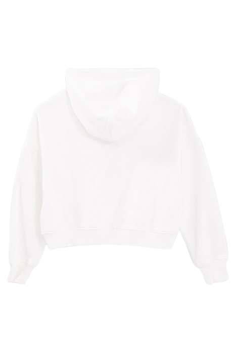 GIRLS’ OFF-WHITE HOODIE WITH EMBROIDERED XL LETTERS OFF-WHIT 2