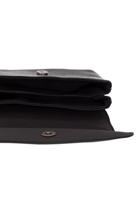 GIRLS’ BLACK EMBOSSED PYTHON-LOOK BAG BLACK 5