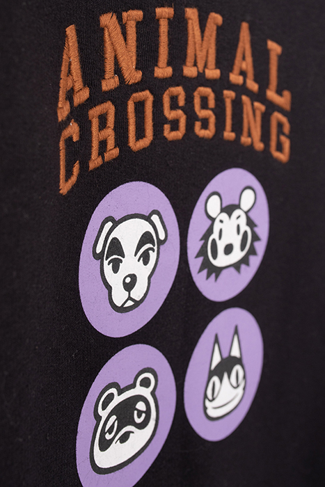 BOYS’ BLACK ANIMAL CROSSING™ SWEATSHIRT WITH 4 IMAGES BLACK 6