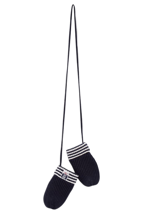 BABY BOYS’ NAVY RIBBED KNIT MITTENS NAVY 2