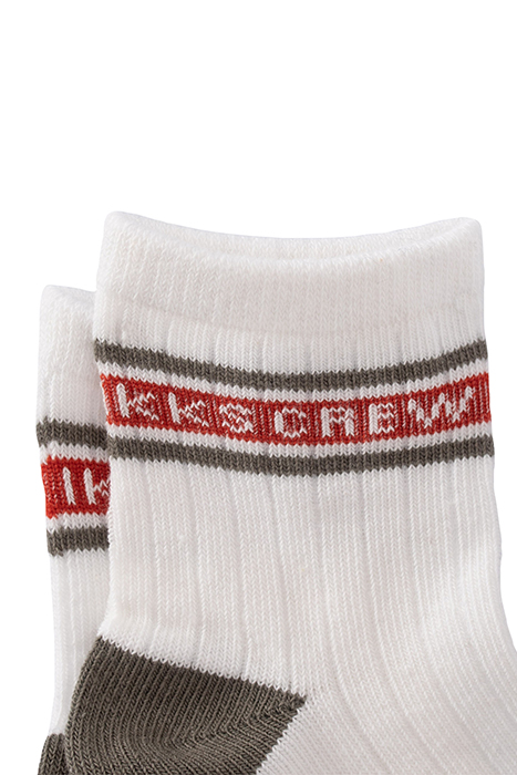 BABY BOYS' KHAKI/ECRU RIBBED SOCKS KHAKI 4