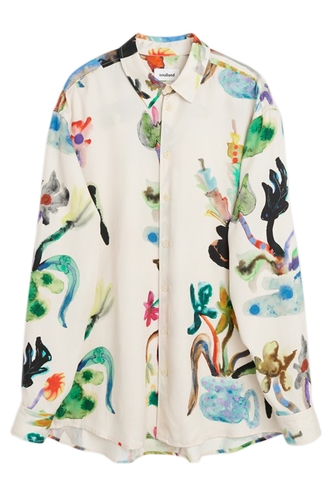 DAMON SHIRT GREEN AOP 1