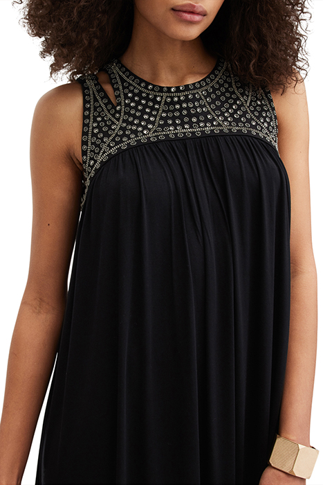 ARIZONA EMB DRESS BLACK 5