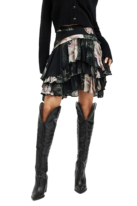 CAVARLY VALLEY SKIRT JET BLACK 5