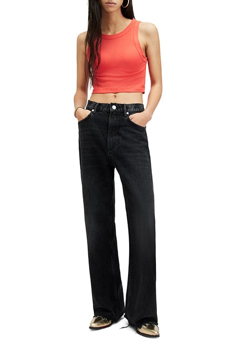 RINA CROPPED TANK POPPY PINK 3