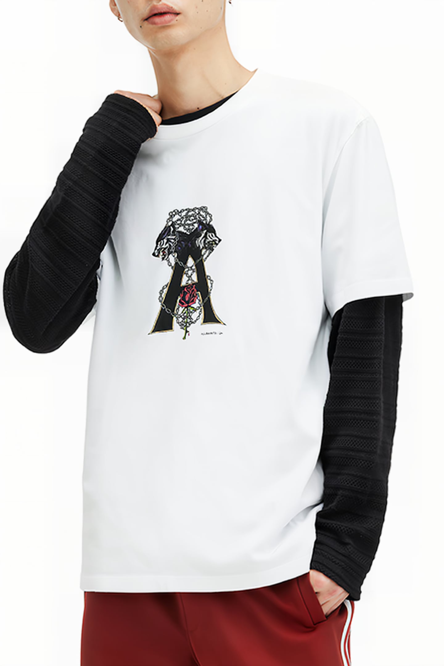 WULFANE SS CREW OPTIC WHITE 1