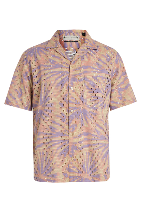 YUCCA SS SHIRT PASTEL/SEPIA BRWN 4