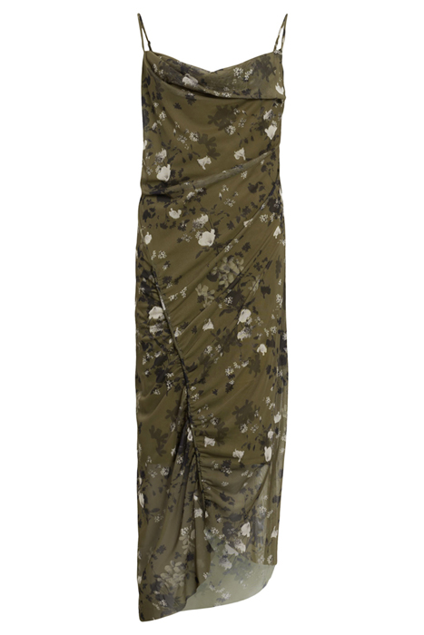 ULLA KORA DRESS KHAKI GREEN 3