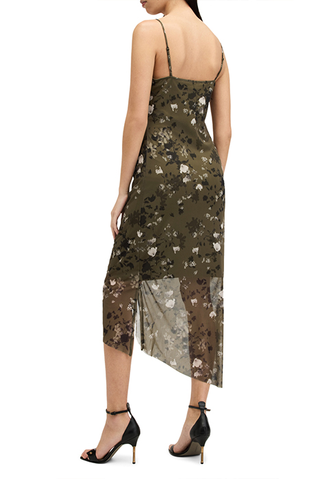 ULLA KORA DRESS KHAKI GREEN 2