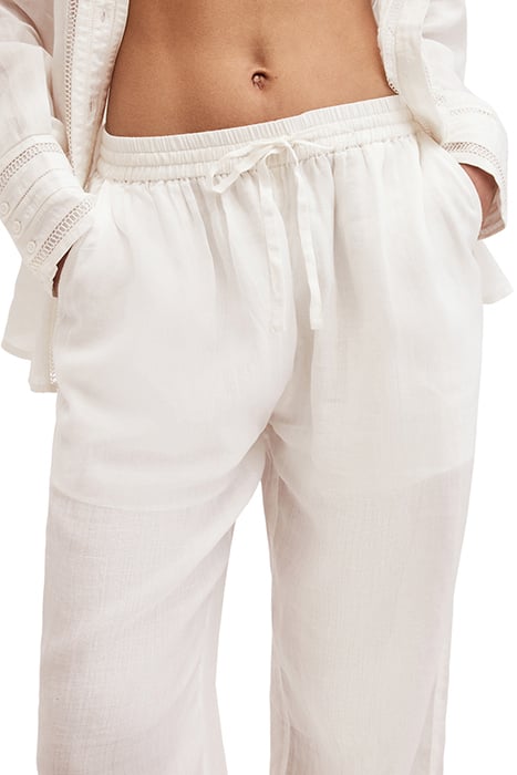 JADE LINEN TROUSER ECRU WHITE 6