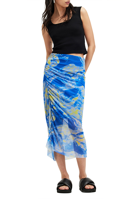 NORA INSPIRAL SKIRT ELECTRIC BLUE 2