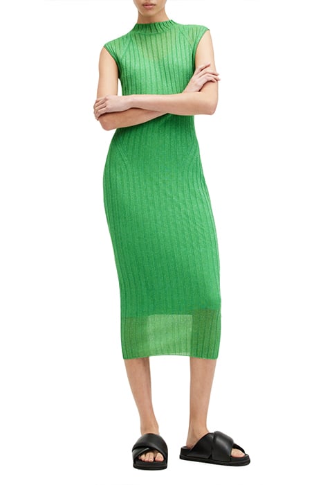 PATRICE DRESS BRIGHT GREEN 1