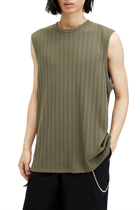 AllSaints Madison Sl Crew Valley Green Maat: XXL | Tanktops Outlet | Heren | Groen