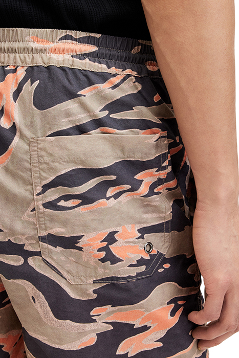 SOLAR CAMO SWIMSHORT WASHED BLACK 9