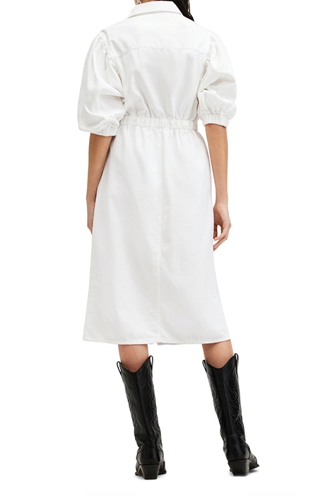 OSA DENIM DRESS CHALK WHITE 3