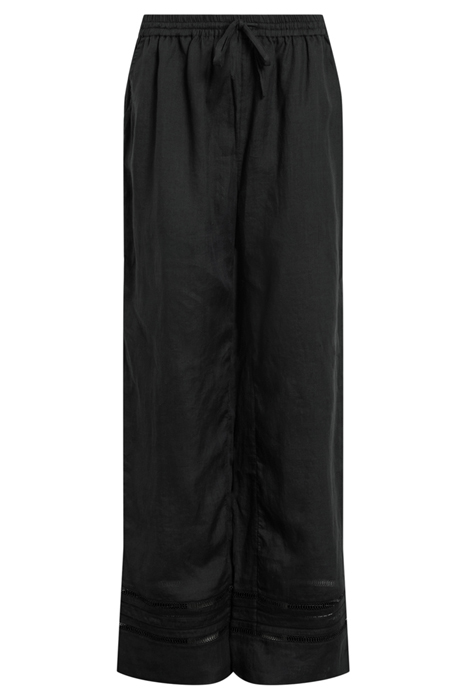 JADE LINEN TROUSER BLACK 4