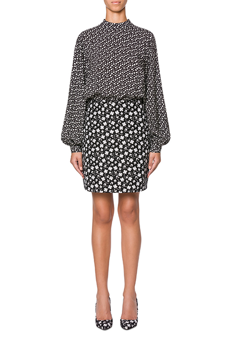 FOUR LEAF CLOVER ALL OVER DRESS BLACK 1