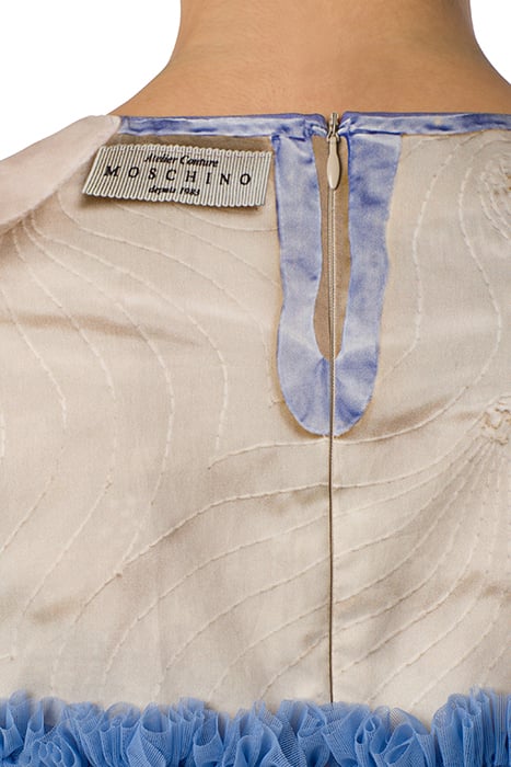 INSIDE OUT TROMPE-L'ŒIL POPLIN BLOUSE MULTICOLOR 5