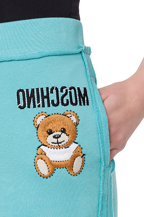 INSIDE OUT TEDDY BEAR FLEECE SHORTS BLUE 4
