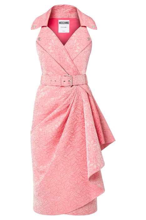 FLORAL JACQUARD DRESS PINK 3
