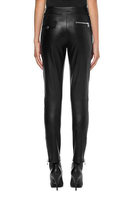 BIKER TROUSERS BLACK 2