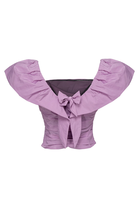 DEBRA TOP TAFFETA ORCHID 2