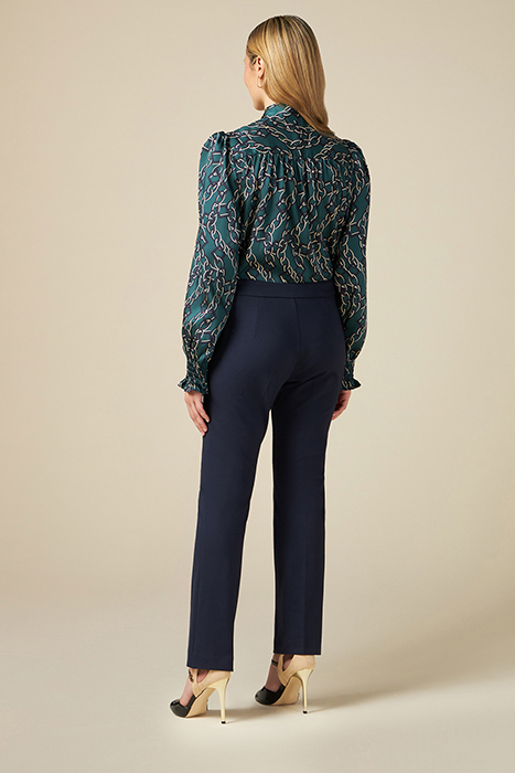 MILANO-STITCH SKINNY TROUSERS BLUE 2