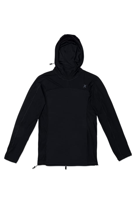 COAST GUARD HOODED SURF TOP BLACK 3