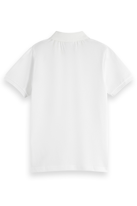 REGULAR FIT FABRIC-DYED POLO WHITE 2